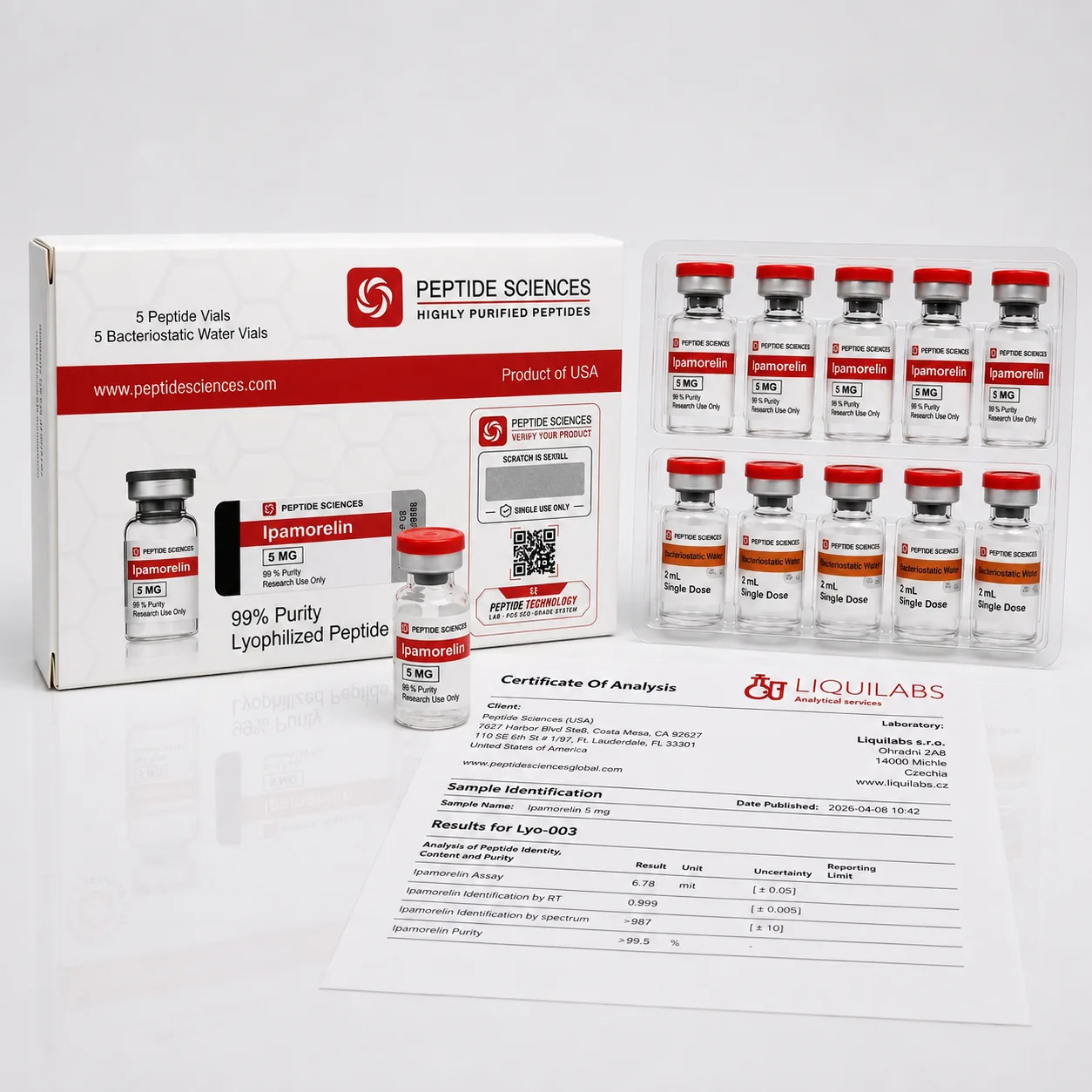 Peptid Sciences Ipamorelin 5mg