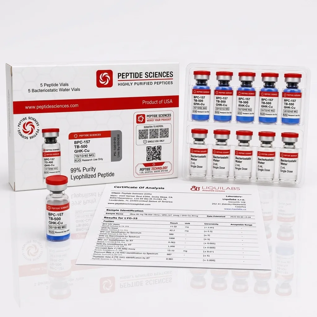 Peptid Sciences Bpc157 + Tb500 + Ghk-Cu Mix