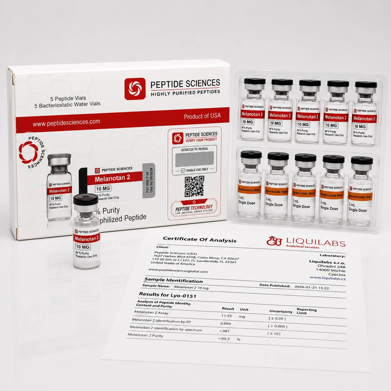 Peptid Sciences Melanotan 2