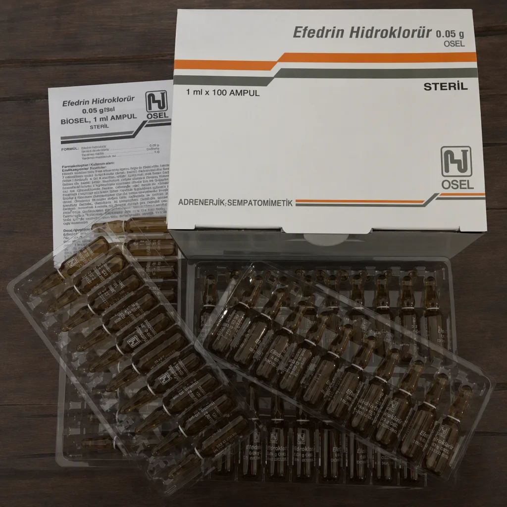 Efedrin Hidroklorür 100 Ampül