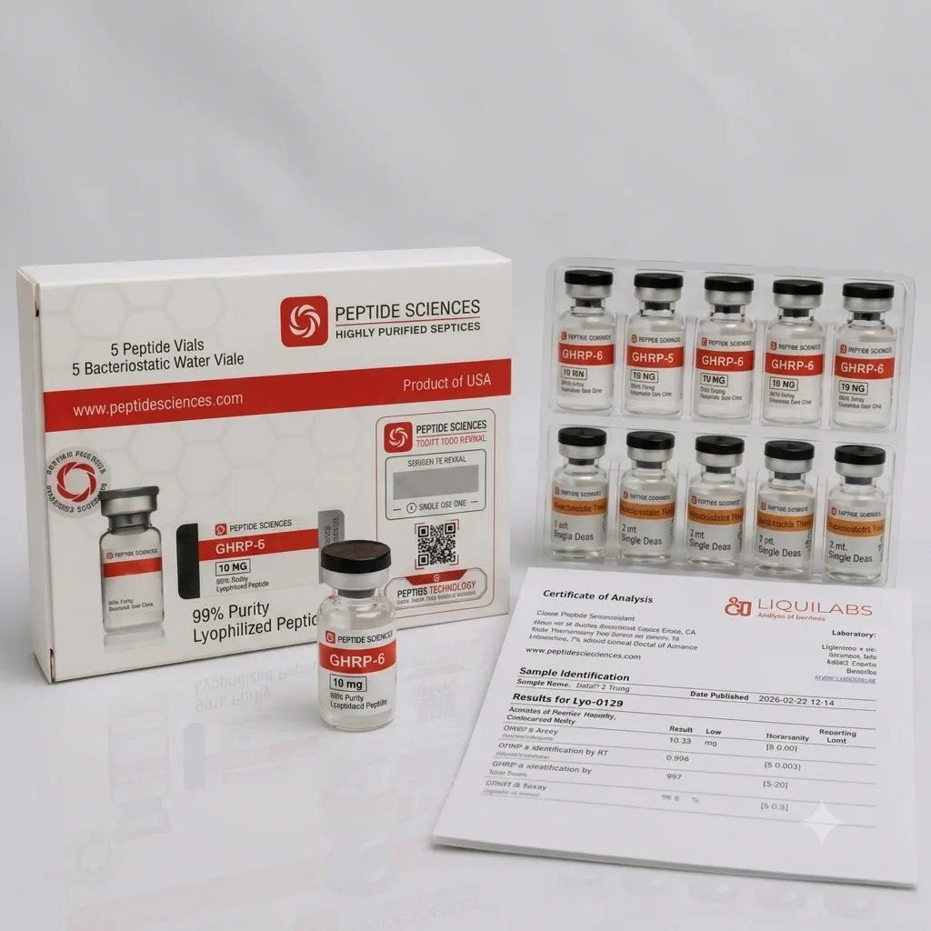 Peptid Sciences Ghrp6 10mg