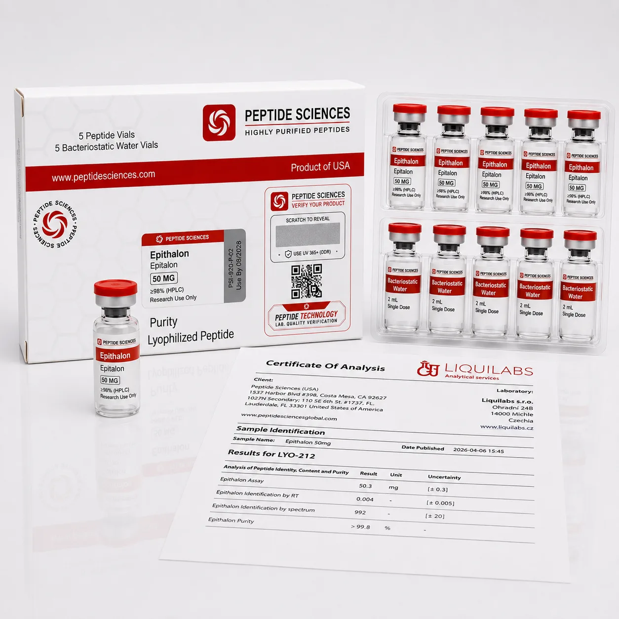 Peptid Sciences Epithalon 50mg