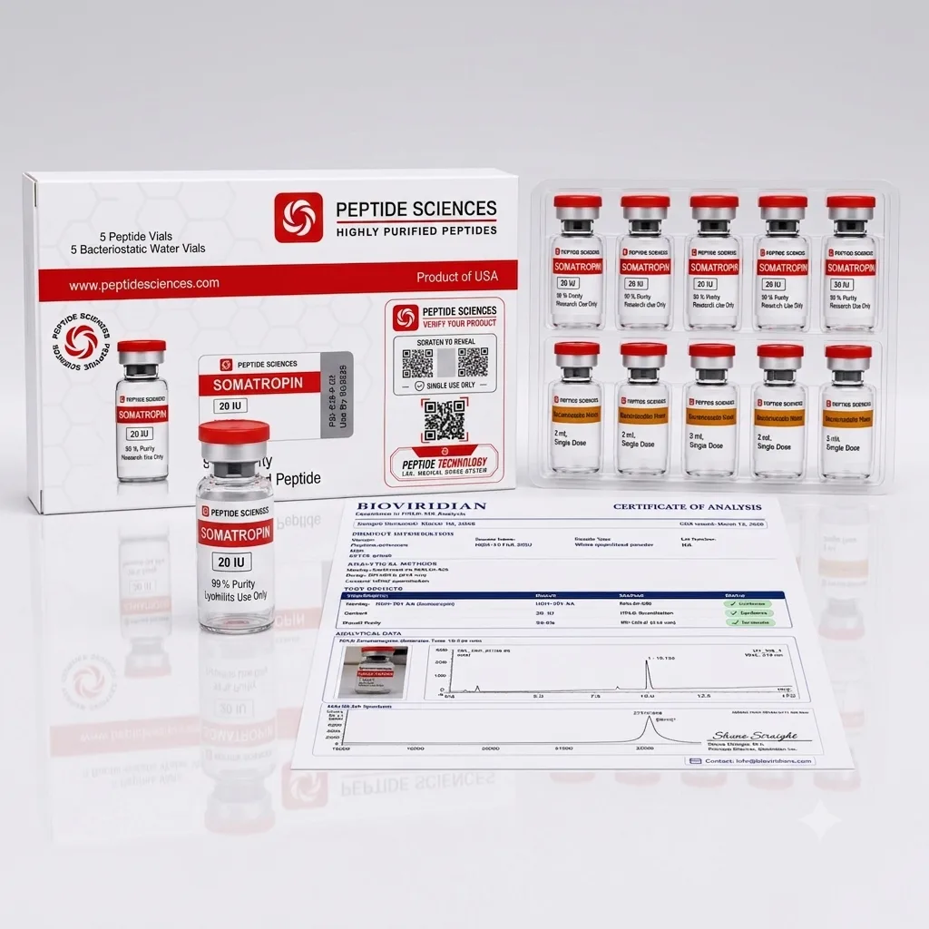 Peptid Sciences Hgh Somatropin 100iu