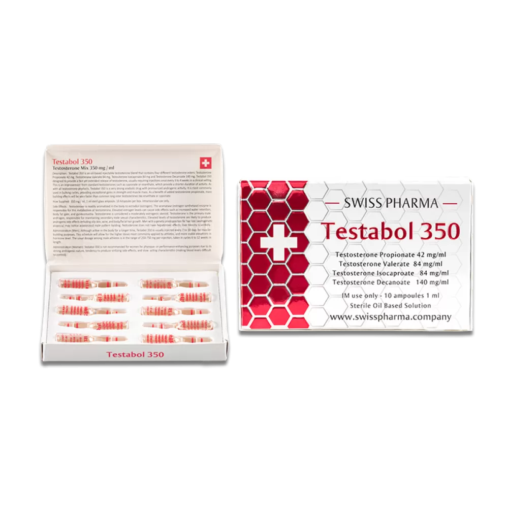 Swiss Pharma Testosteron Mix Sustanon 350mg 10 Ampul