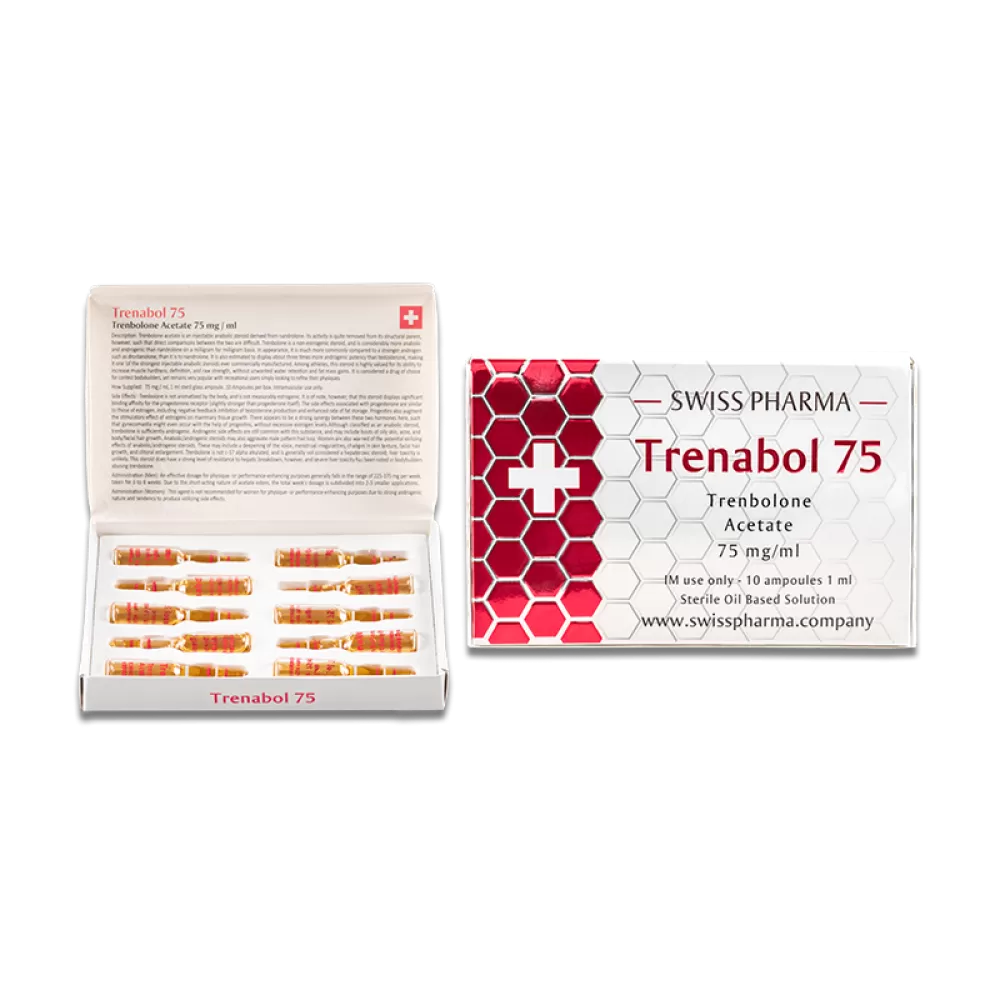 Swiss Pharma Trenbolone Acetate 75mg 10 Ampul